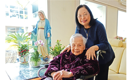 102歲新教友余月媚  受修女啟發決意皈依封面