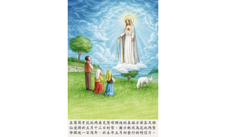 研究聖母顯現專家：花地瑪牧童為主負責封面
