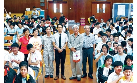 培聖中學建蝴蝶園 舉辦聖經、環保與蝴蝶講座封面
