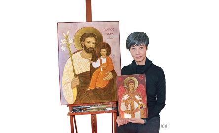 【人物專訪】信徒藝術家楊雅麟 以聖像畫彰顯天主國封面